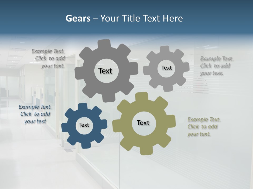 Indoors Desk Modern PowerPoint Template