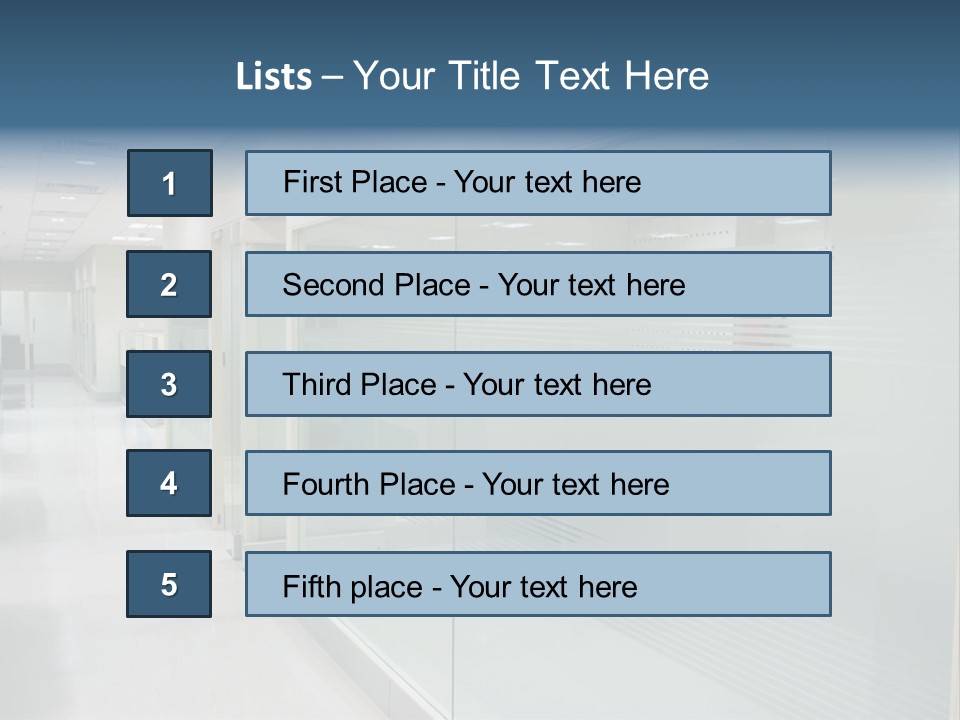 Indoors Desk Modern PowerPoint Template