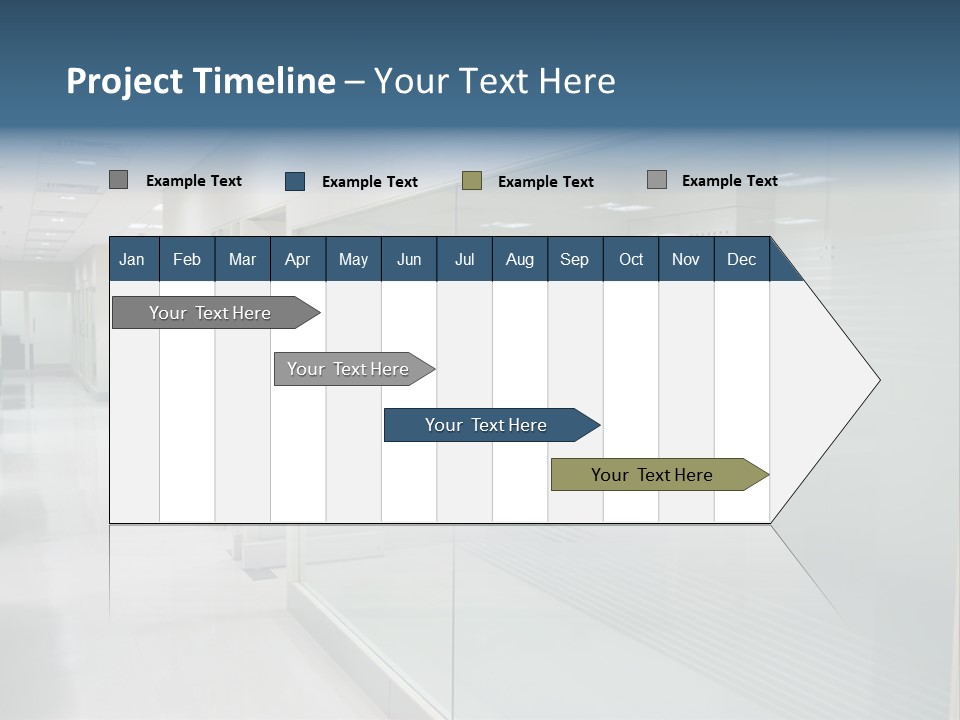 Indoors Desk Modern PowerPoint Template