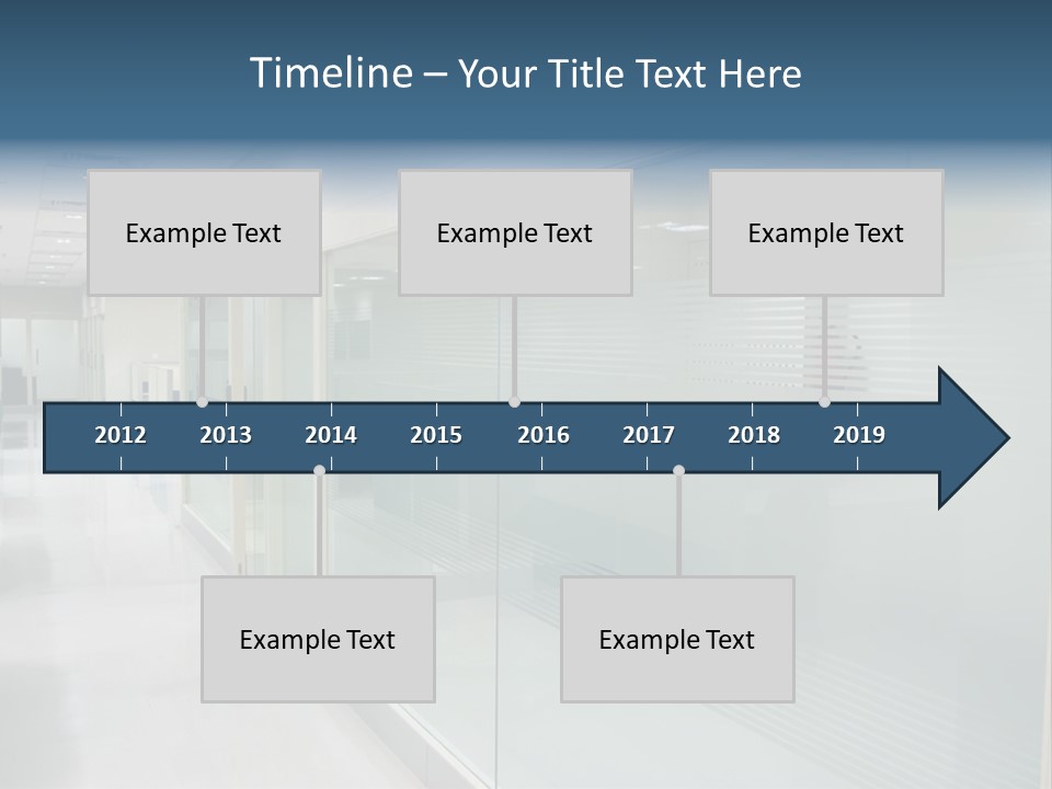 Indoors Desk Modern PowerPoint Template