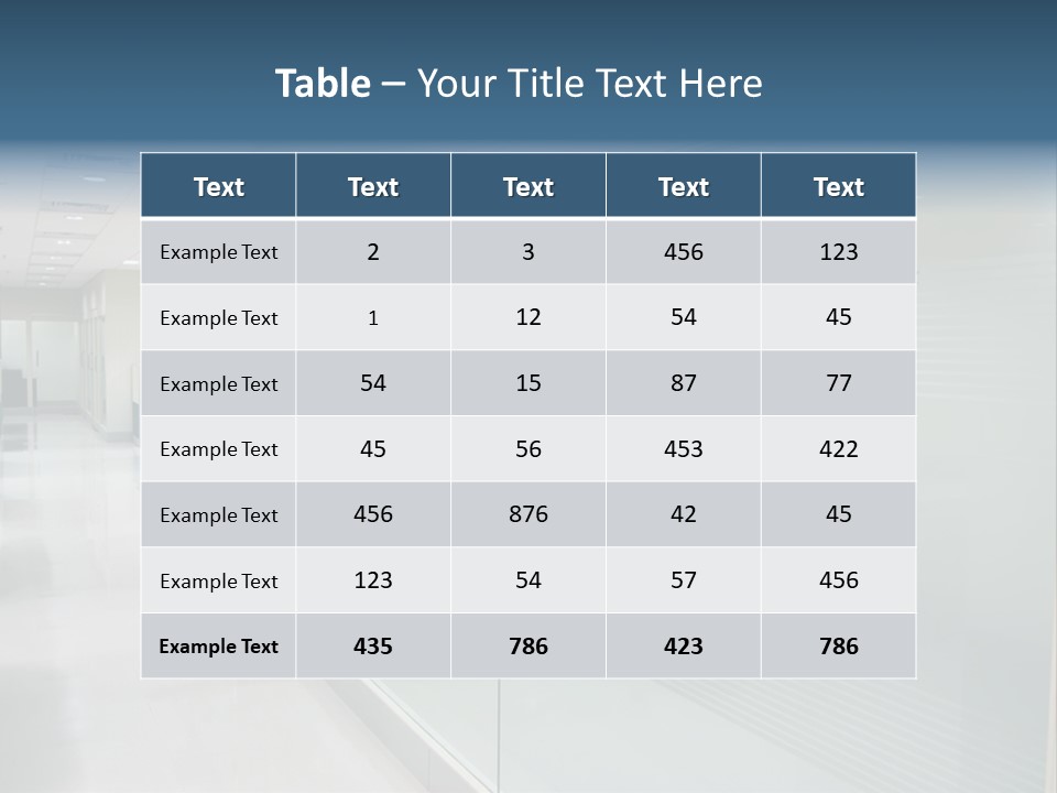 Indoors Desk Modern PowerPoint Template