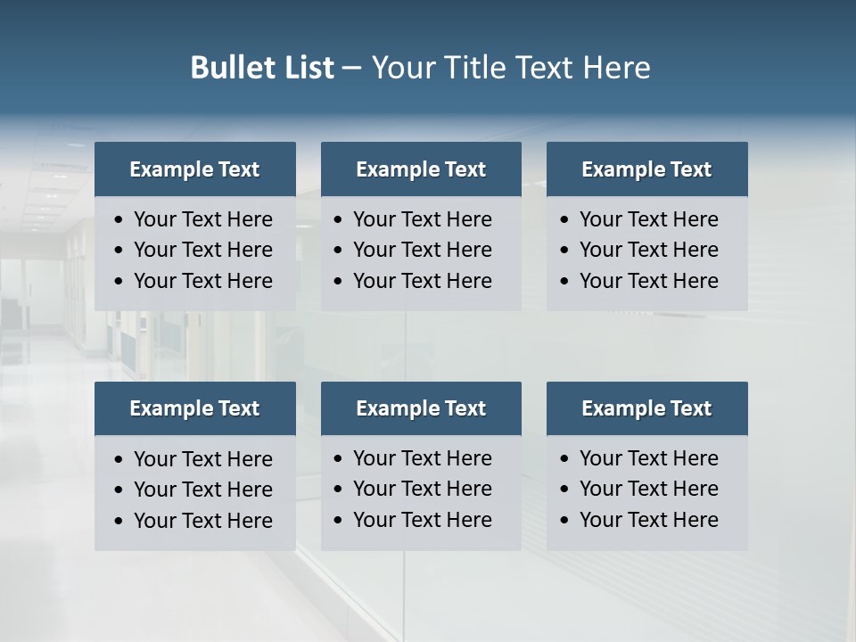 Indoors Desk Modern PowerPoint Template