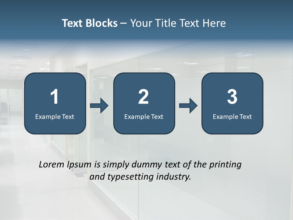Indoors Desk Modern PowerPoint Template