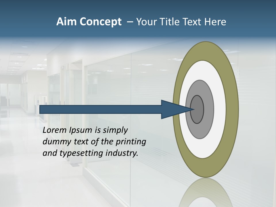 Indoors Desk Modern PowerPoint Template