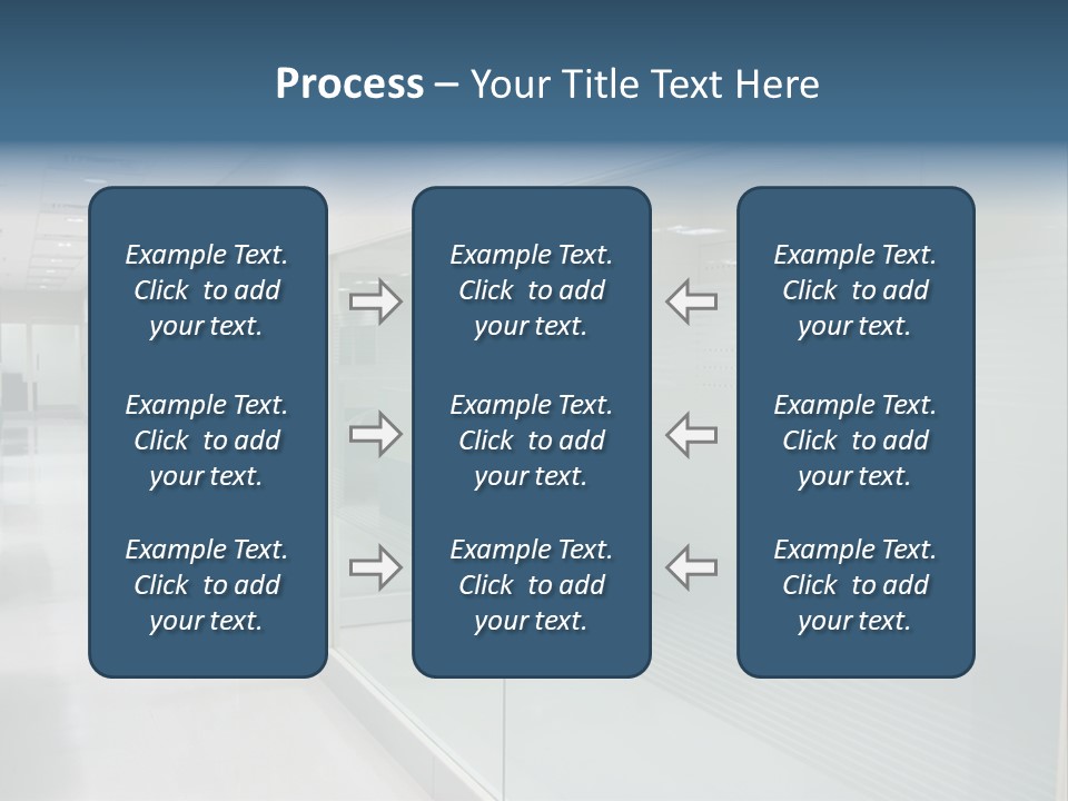 Indoors Desk Modern PowerPoint Template