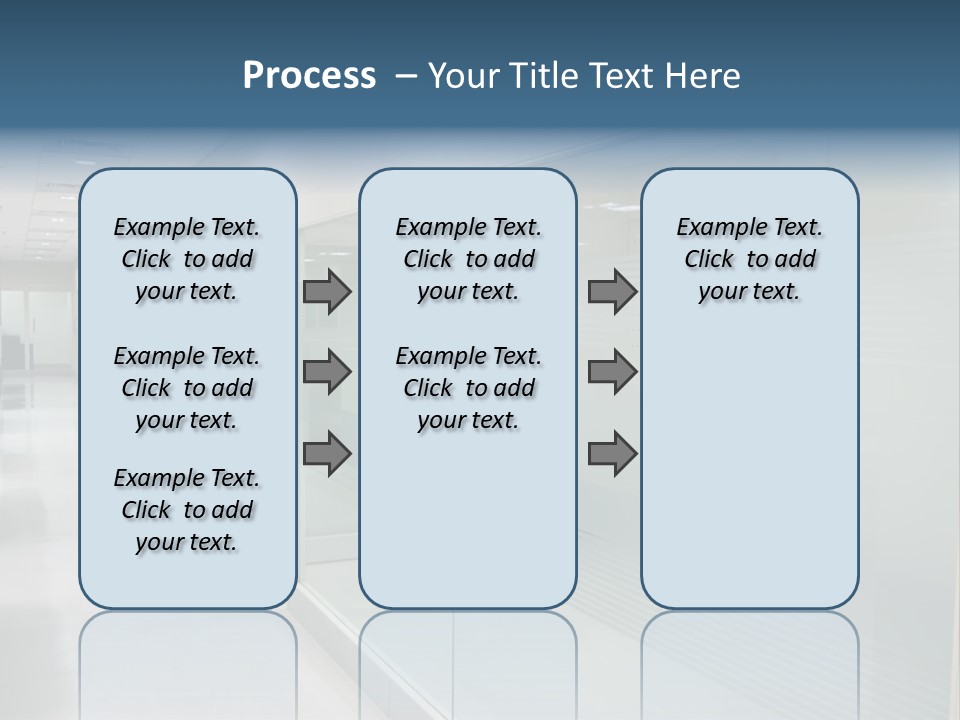 Indoors Desk Modern PowerPoint Template