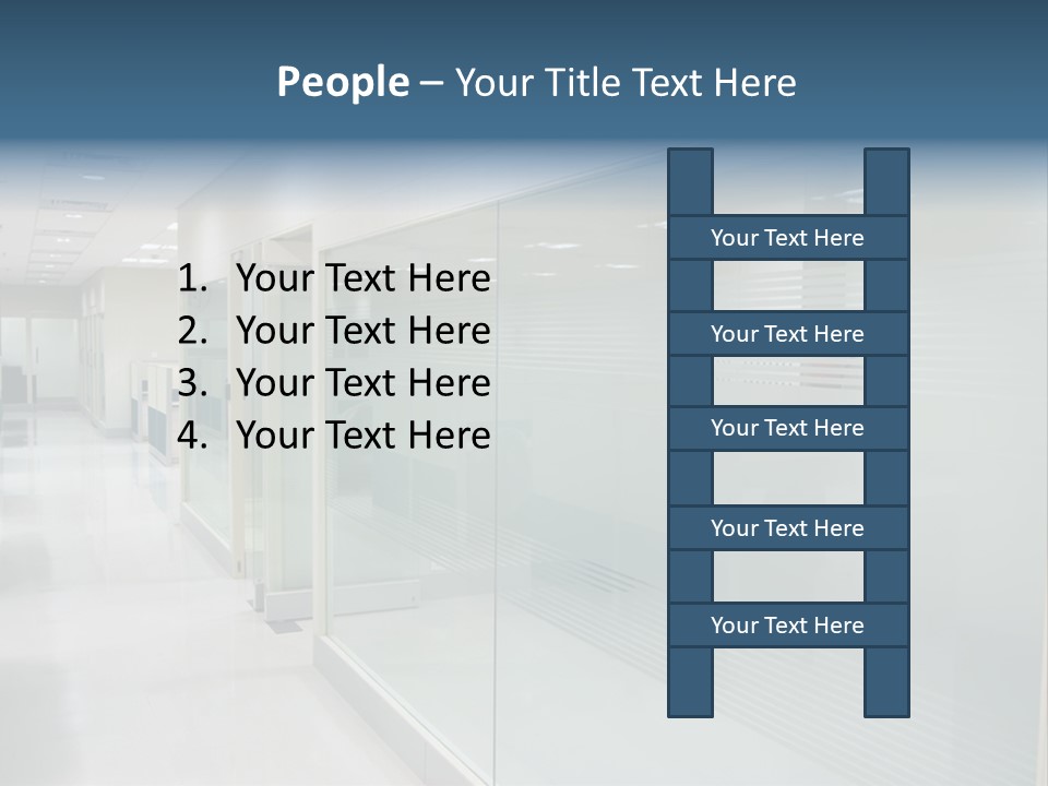 Indoors Desk Modern PowerPoint Template