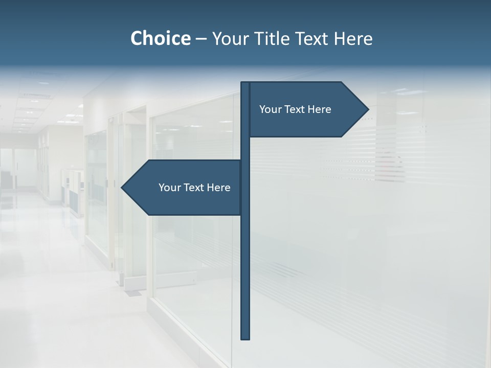 Indoors Desk Modern PowerPoint Template
