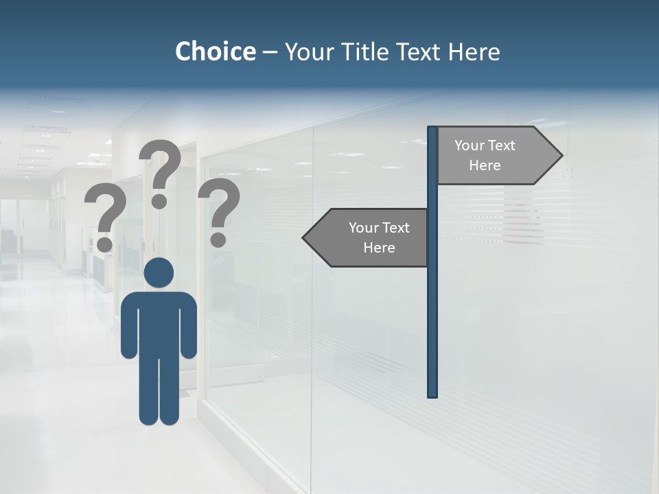 Indoors Desk Modern PowerPoint Template