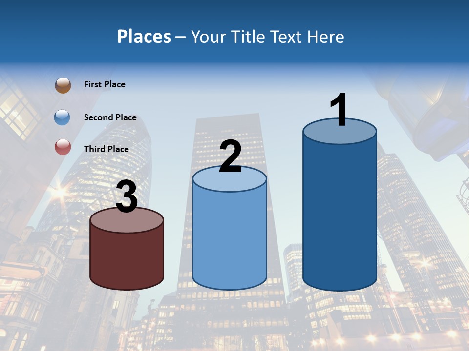 Built Tower City PowerPoint Template