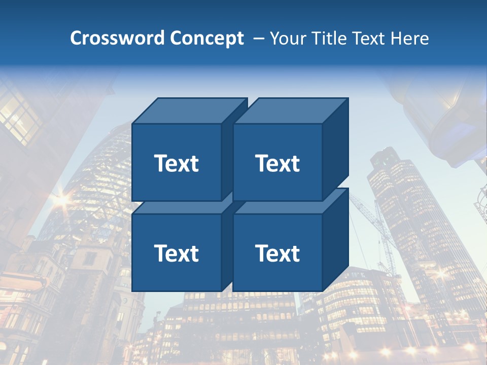 Built Tower City PowerPoint Template