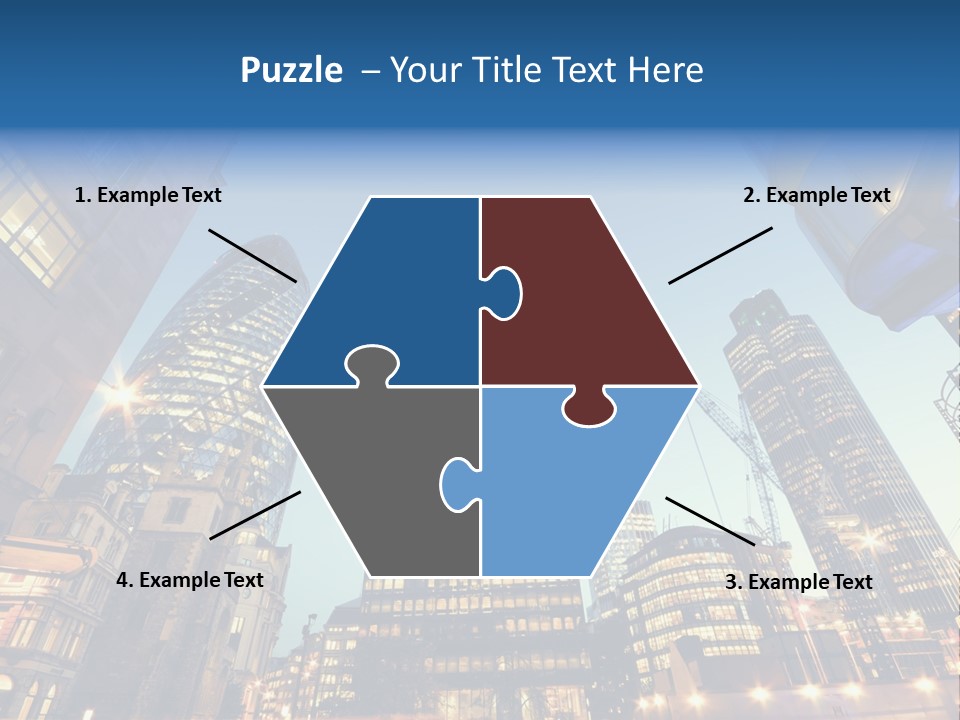 Built Tower City PowerPoint Template