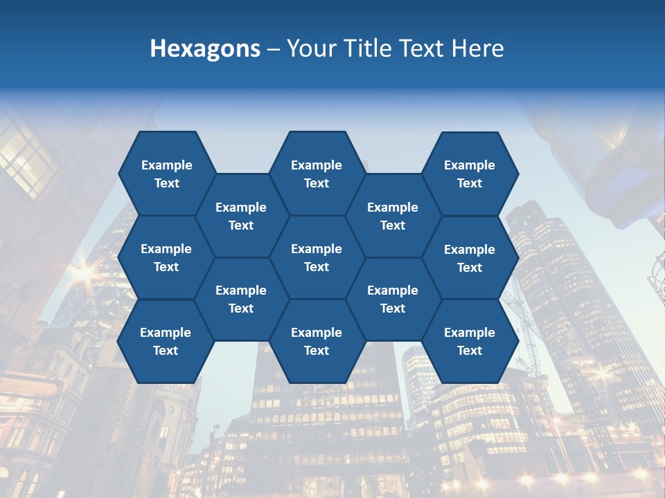 Built Tower City PowerPoint Template