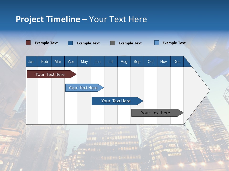 Built Tower City PowerPoint Template