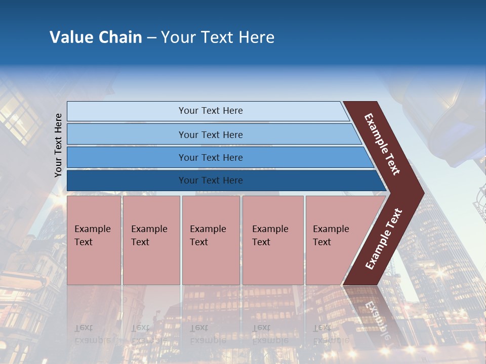 Built Tower City PowerPoint Template