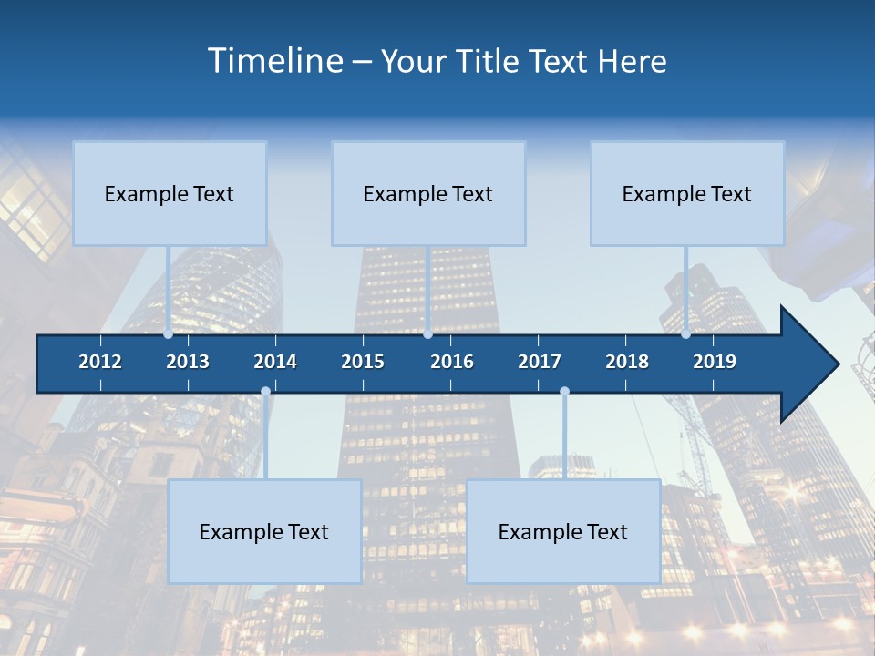 Built Tower City PowerPoint Template