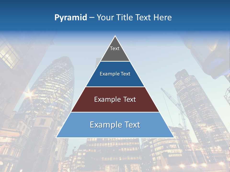 Built Tower City PowerPoint Template