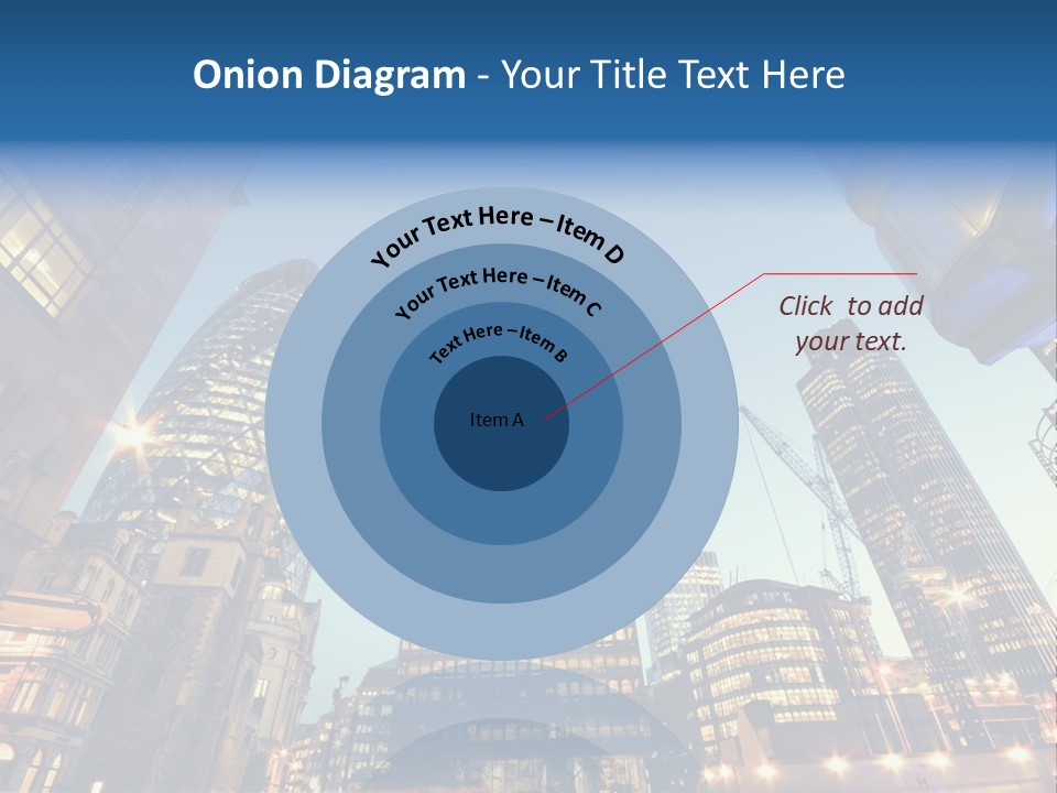 Built Tower City PowerPoint Template