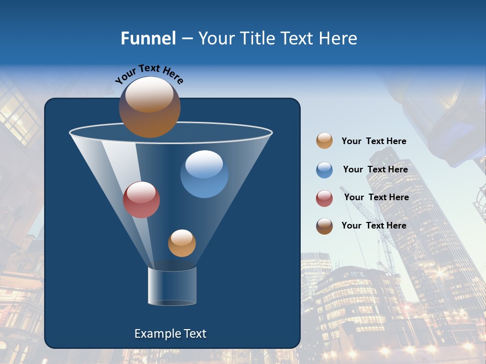 Built Tower City PowerPoint Template