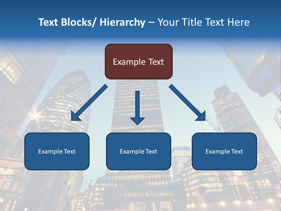 Built Tower City PowerPoint Template