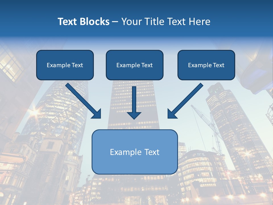 Built Tower City PowerPoint Template