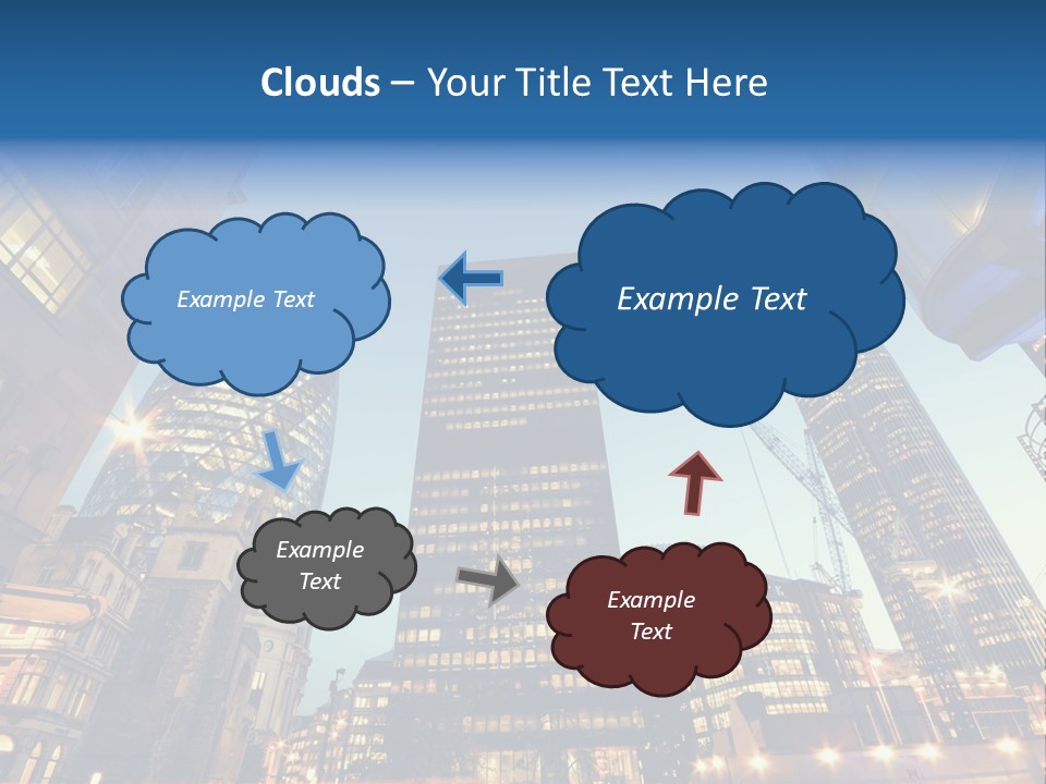 Built Tower City PowerPoint Template