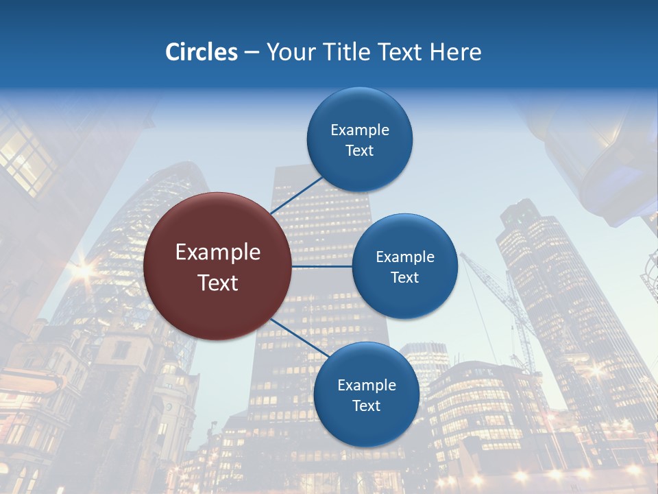 Built Tower City PowerPoint Template