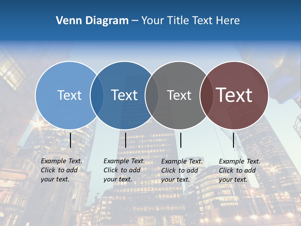 Built Tower City PowerPoint Template