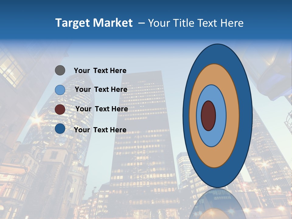 Built Tower City PowerPoint Template