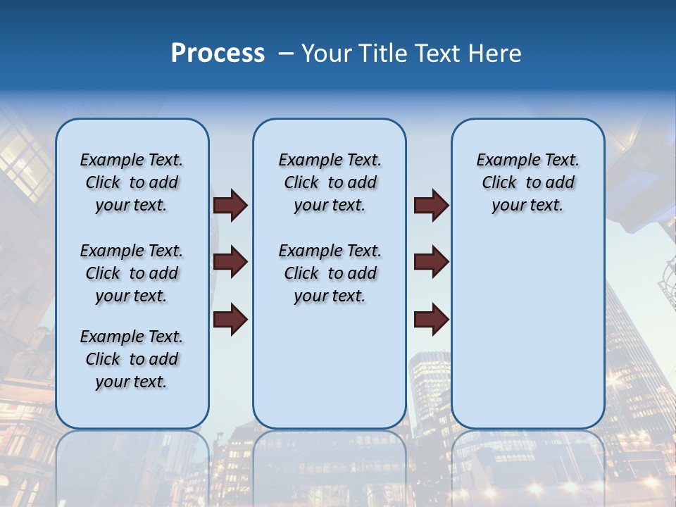 Built Tower City PowerPoint Template