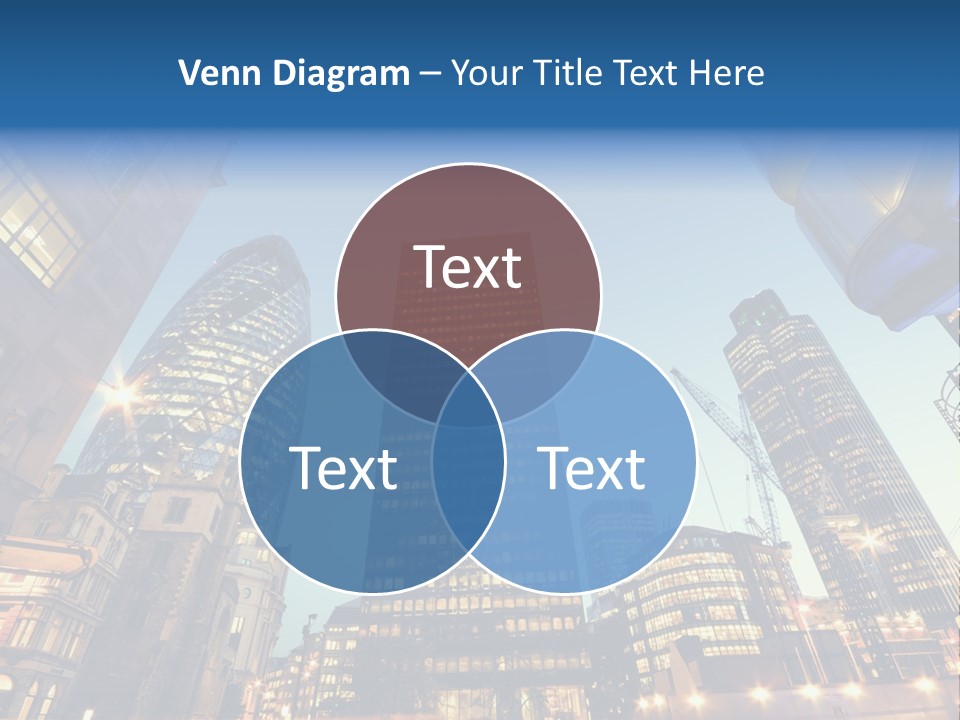 Built Tower City PowerPoint Template