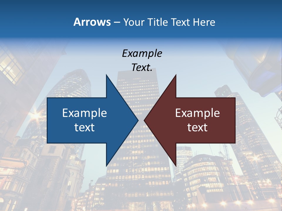 Built Tower City PowerPoint Template