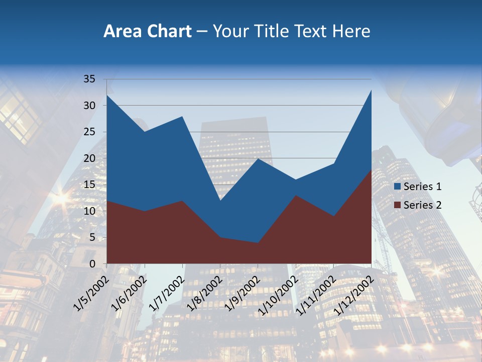 Built Tower City PowerPoint Template