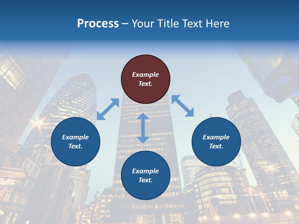 Built Tower City PowerPoint Template
