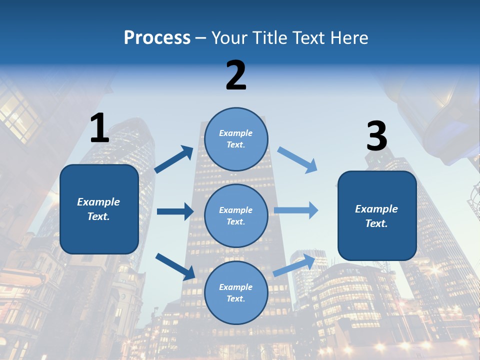 Built Tower City PowerPoint Template
