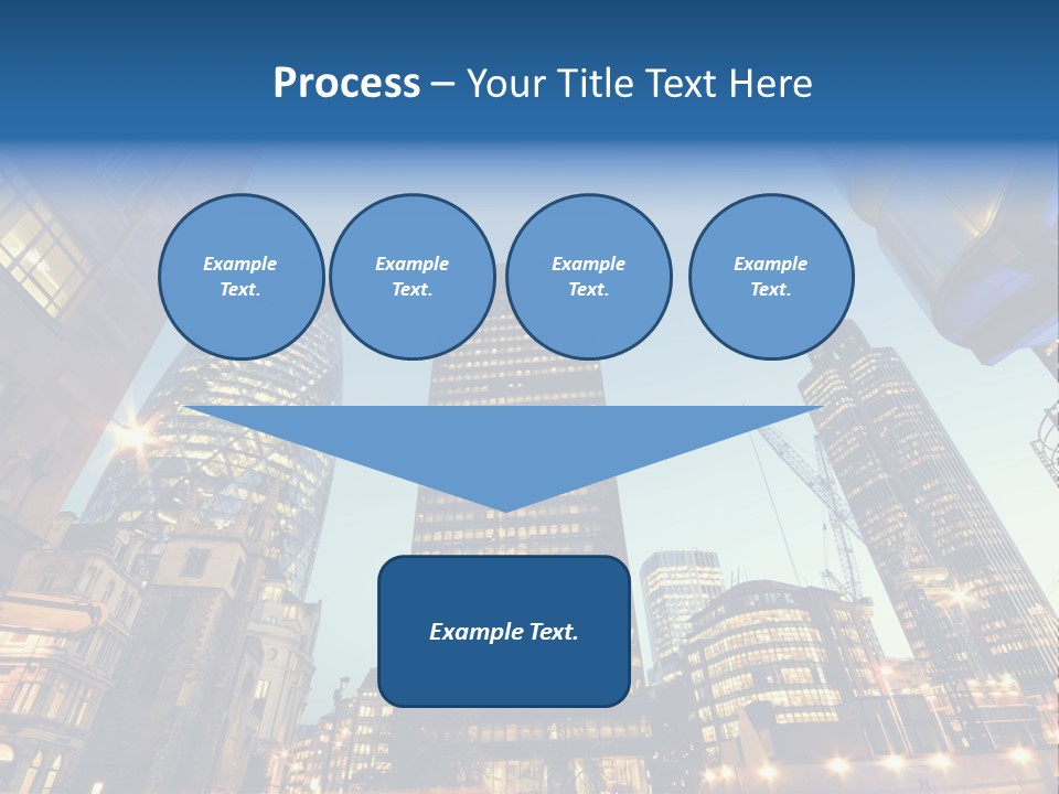 Built Tower City PowerPoint Template