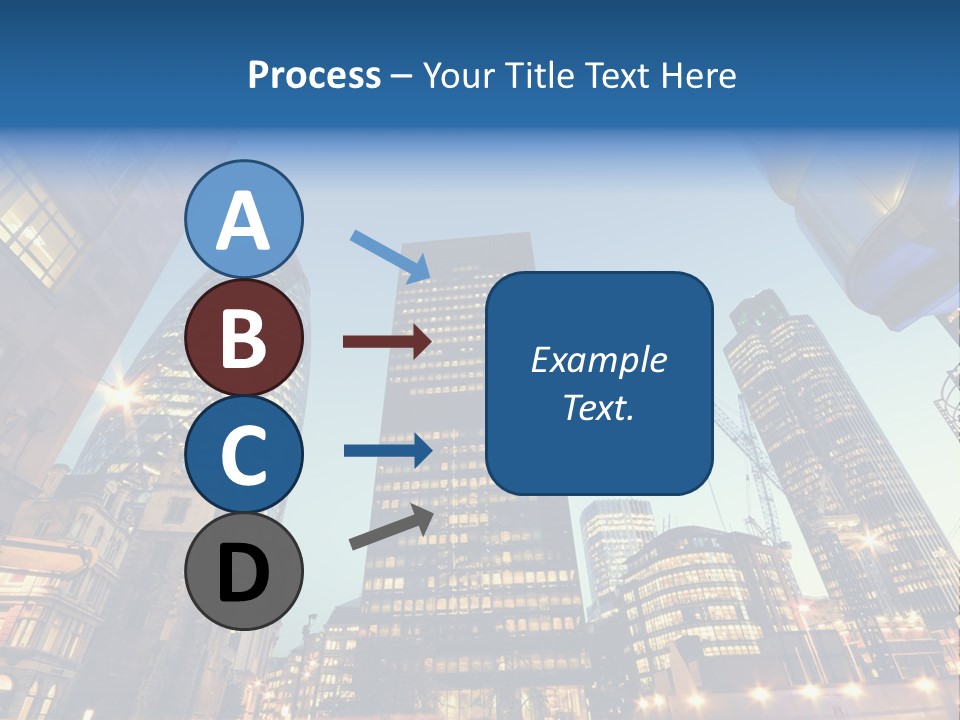 Built Tower City PowerPoint Template