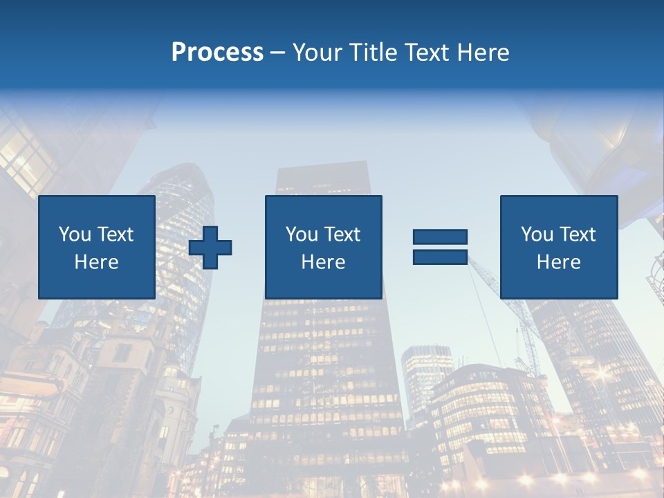 Built Tower City PowerPoint Template