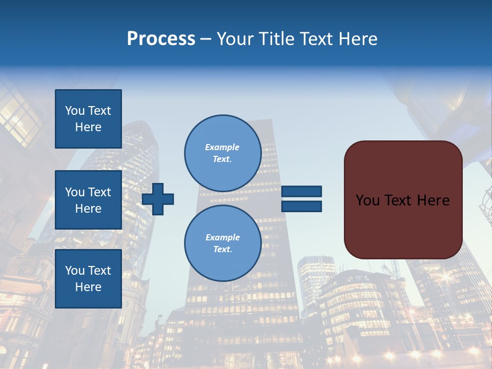 Built Tower City PowerPoint Template