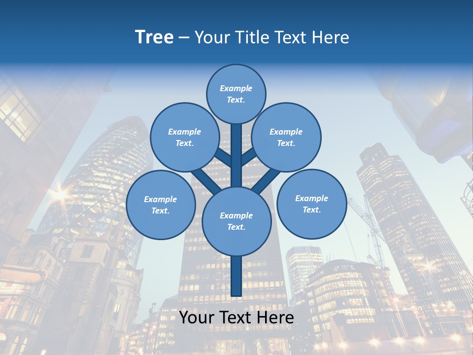 Built Tower City PowerPoint Template