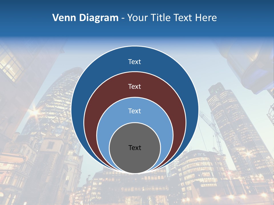 Built Tower City PowerPoint Template