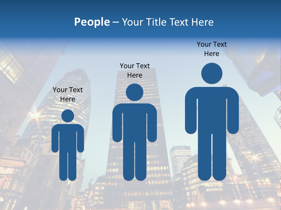 Built Tower City PowerPoint Template