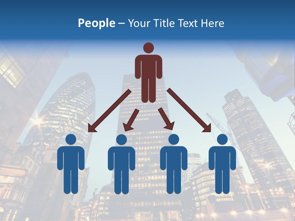 Built Tower City PowerPoint Template