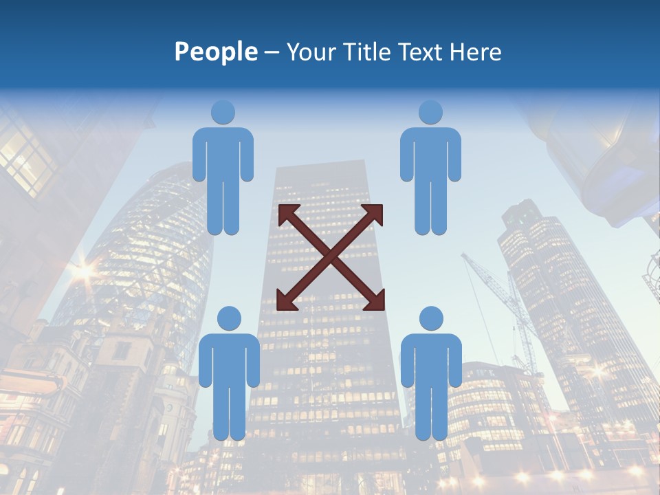 Built Tower City PowerPoint Template