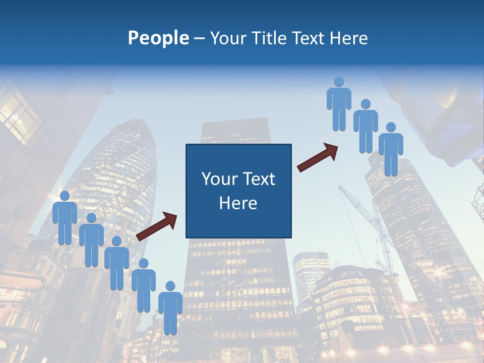 Built Tower City PowerPoint Template