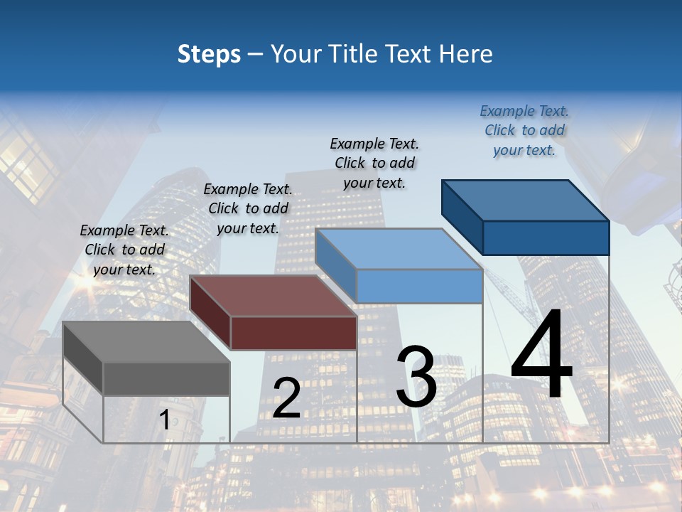 Built Tower City PowerPoint Template