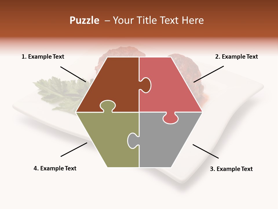 Meaty Meatball Recipe PowerPoint Template