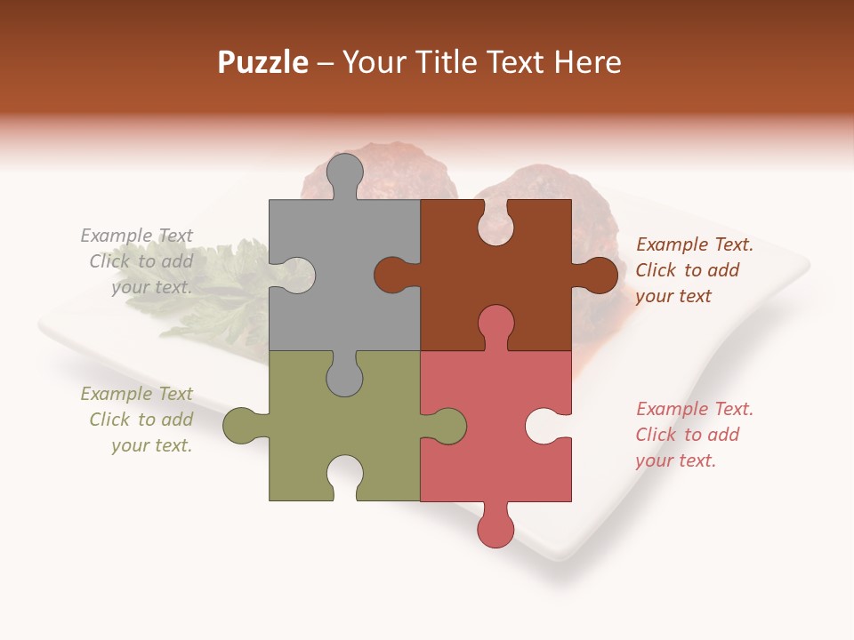 Meaty Meatball Recipe PowerPoint Template