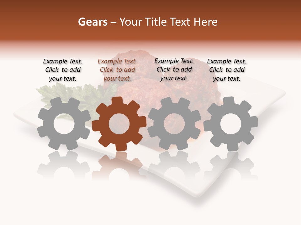 Meaty Meatball Recipe PowerPoint Template