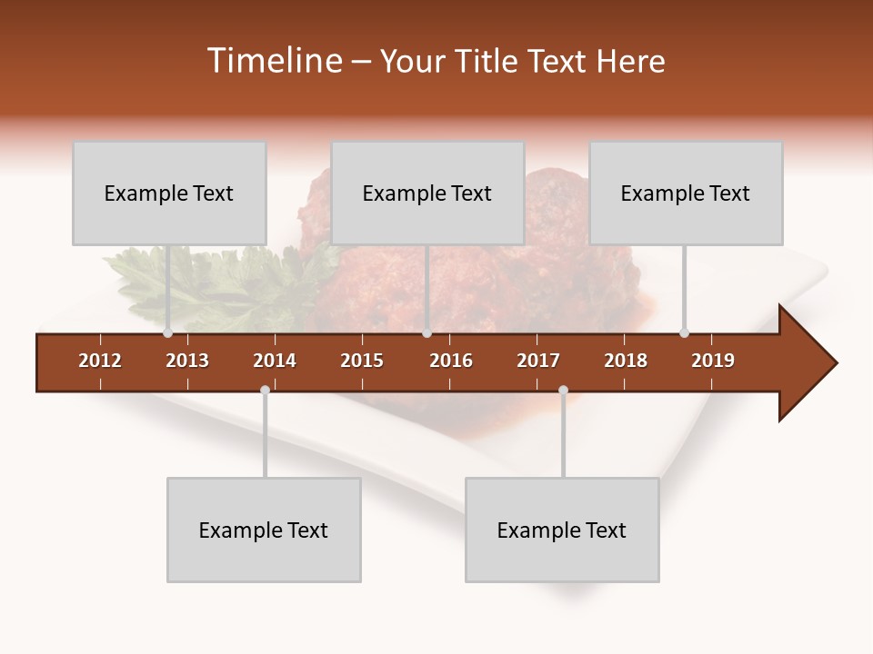 Meaty Meatball Recipe PowerPoint Template
